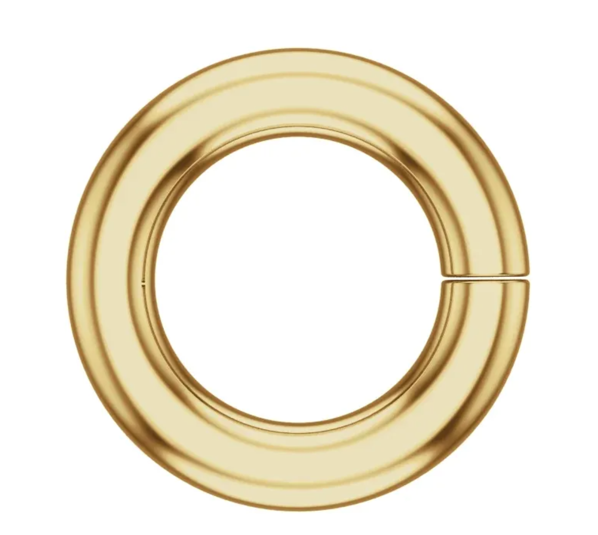 14K Yellow Gold-Filled 1.6mm Round Jump Ring — Pack of 36