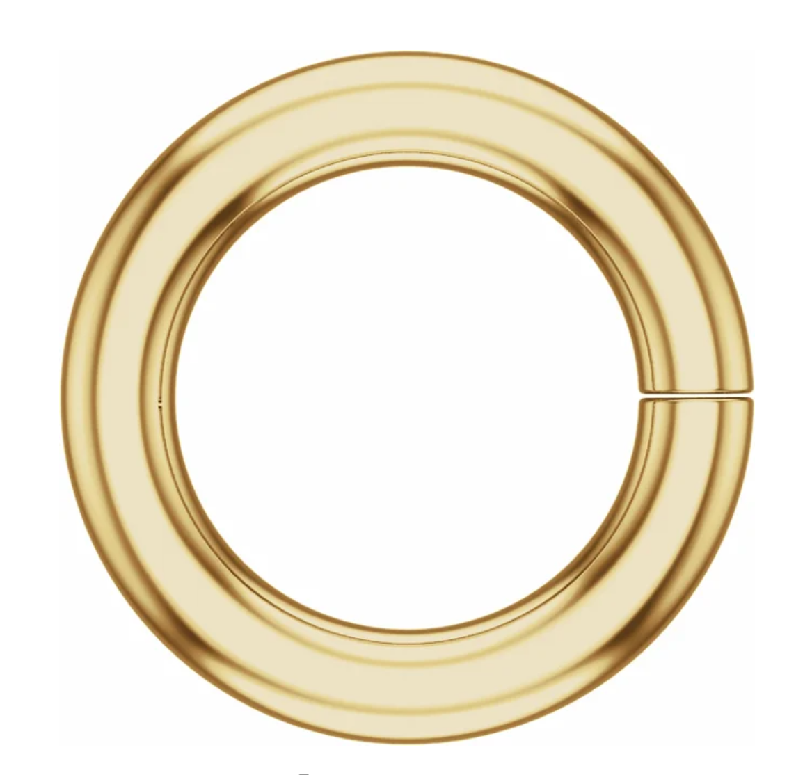 14K Yellow Gold-Filled 2mm Round Jump Ring — Pack of 36
