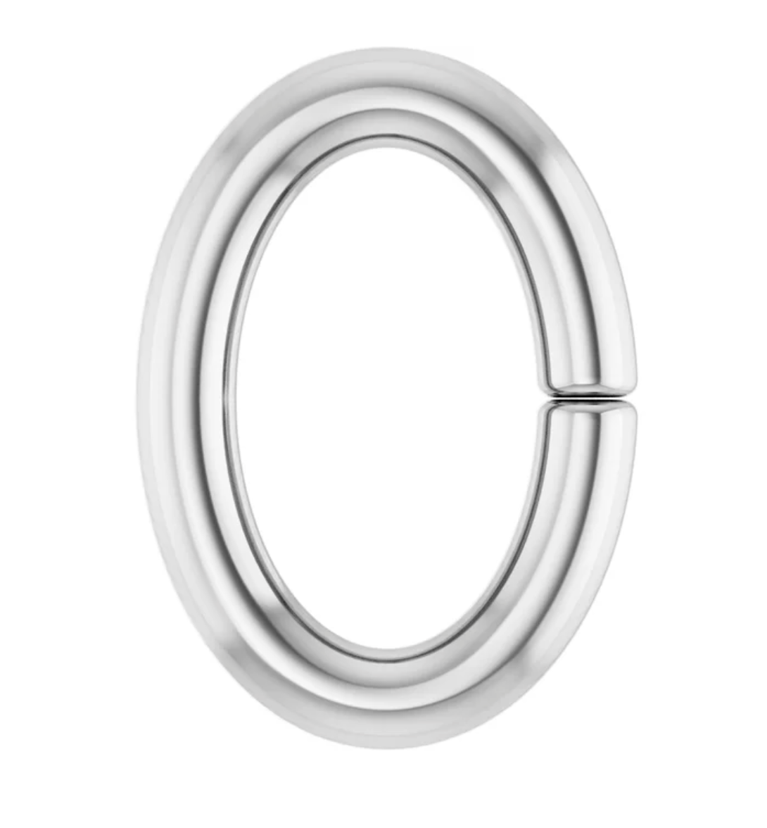Sterling Silver 2.5x1.5mm Oval Jump Ring 24ga — Pack of 36