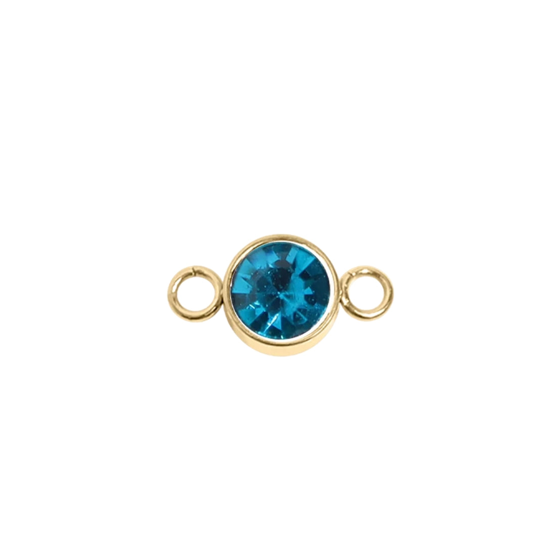 Birthstone Charm – 3mm Bezel Set