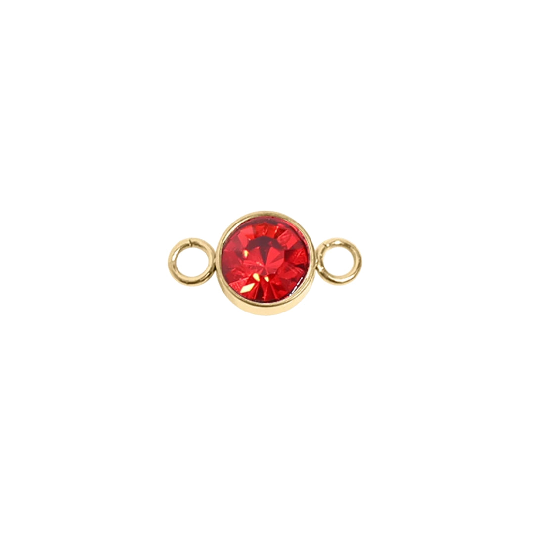 Birthstone Charm – 3mm Bezel Set