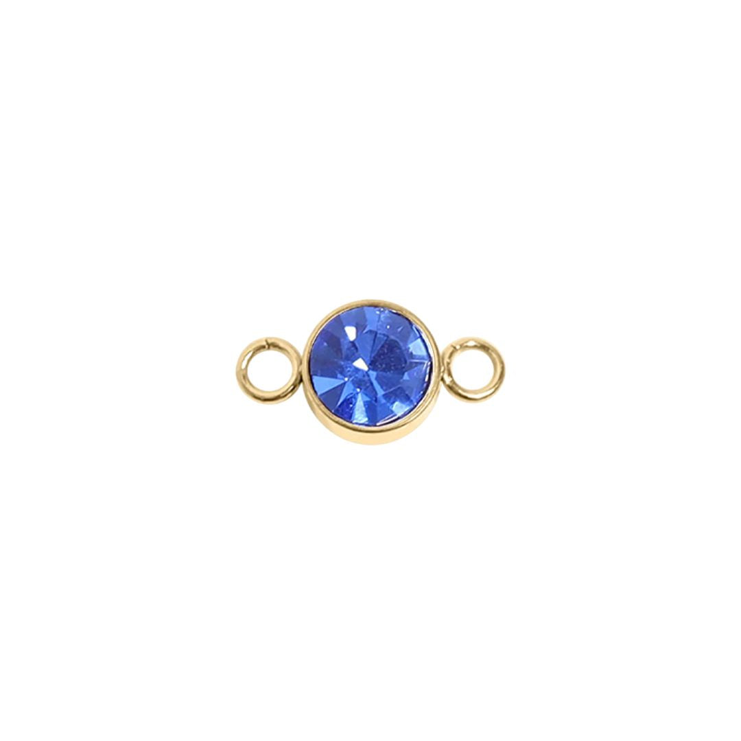 Birthstone Charm – 3mm Bezel Set