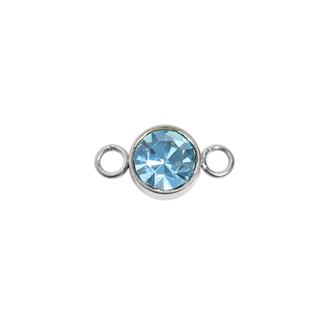 Birthstone Charm – 3mm Bezel Set