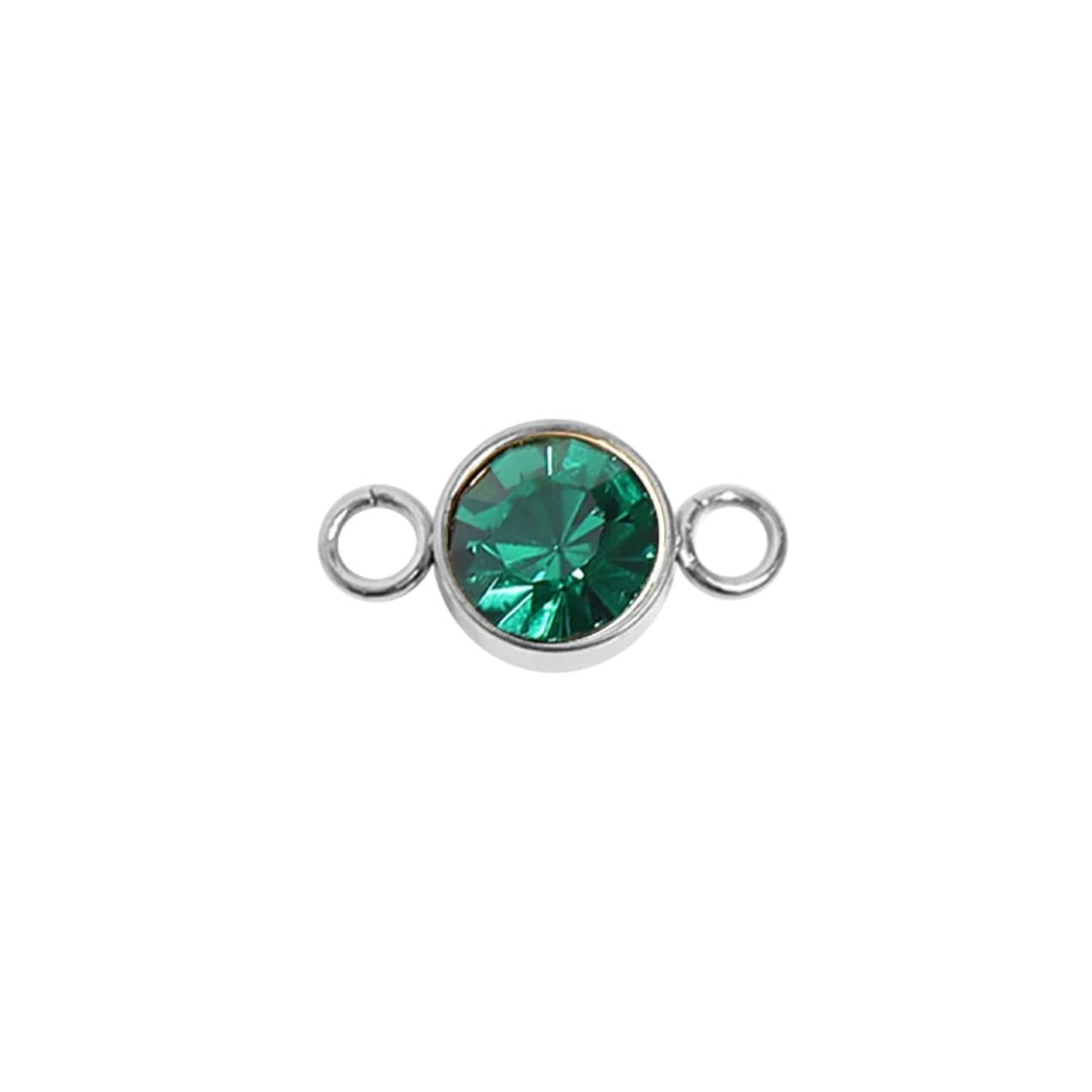 Birthstone Charm – 3mm Bezel Set